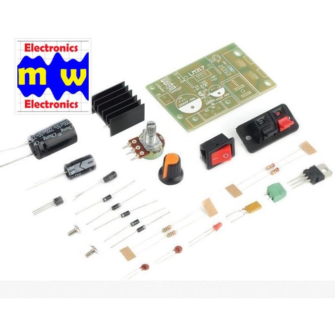 Lm317 Kit Power Supply Step Down DC 1.25V-30V AC/DC (blm Soldered