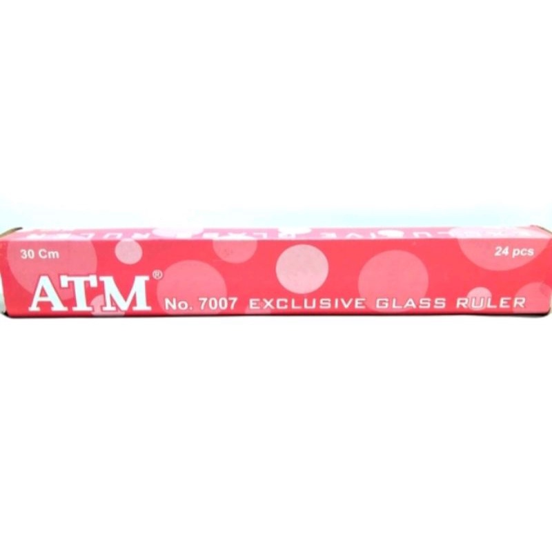 (24pcs) ATM Ruler 30 cm Per Box/ATM Ruler/Ruler 30 cm/Mistar Length 30 ...