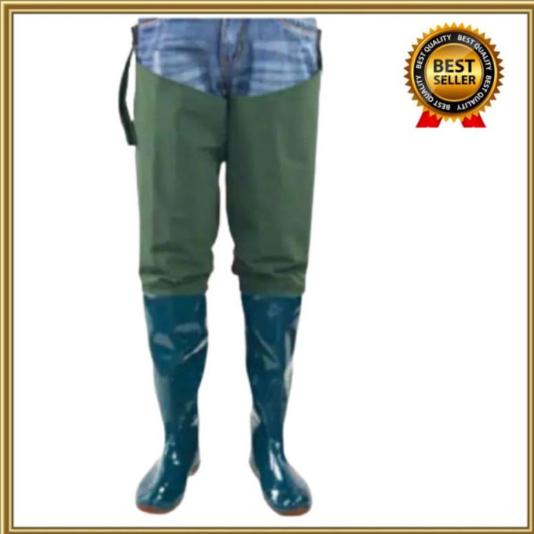 Lkj-64 Farmer's Rice Field Boots Long Rubber anti Conch TWJ | Shopee ...
