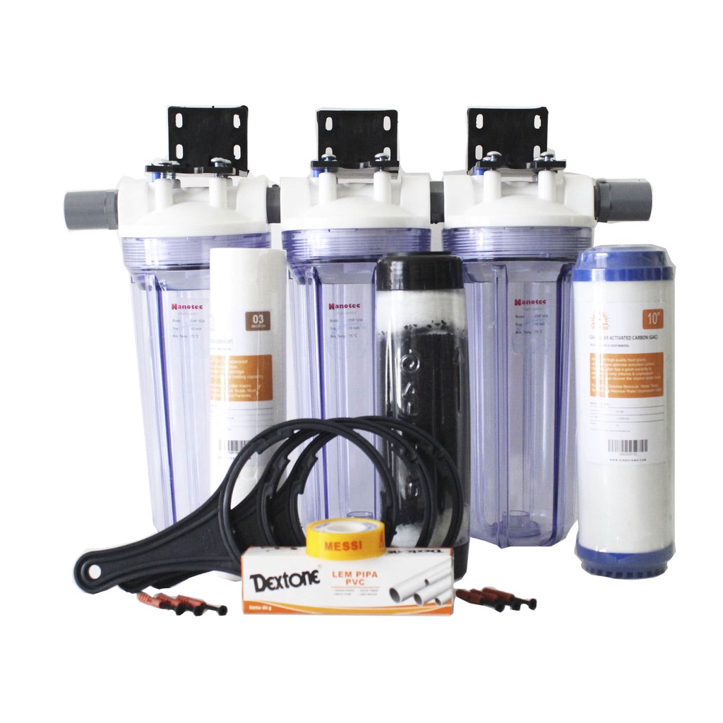 GM Drilling Well Water Filter Package/Iron Water Filter Gm3 (Clear 10