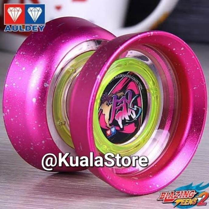 Professional Yoyo Auldey Blazing Teams Original Led Light Pink Venom Hq