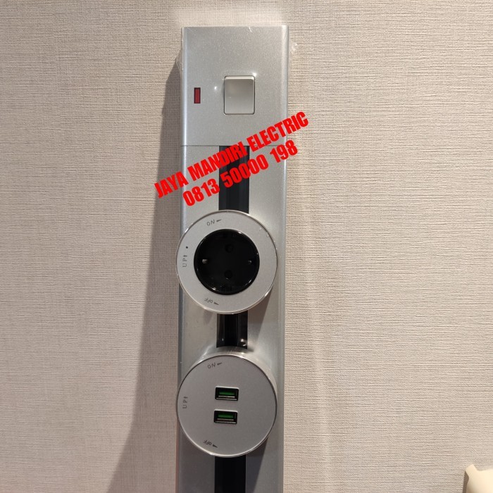 Rell Table Socket 60Cm Inbow Outbow Socket Rell Track 60 Cm | Shopee ...