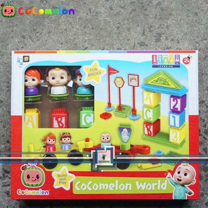 Cocomelon World Build And Play Fun Bricks STEAM Baby Toys Original ...