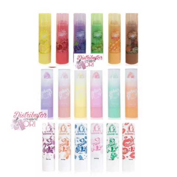 New Madame Gie Color Pop Lip Balm/ madame gie fruity lip balm/ treat ur ...