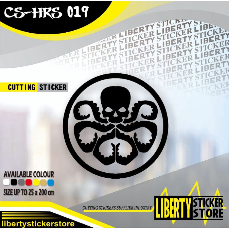 Hydra Stickers | Hydra Cutting Sticker | Marvel stickers | Marvel ...