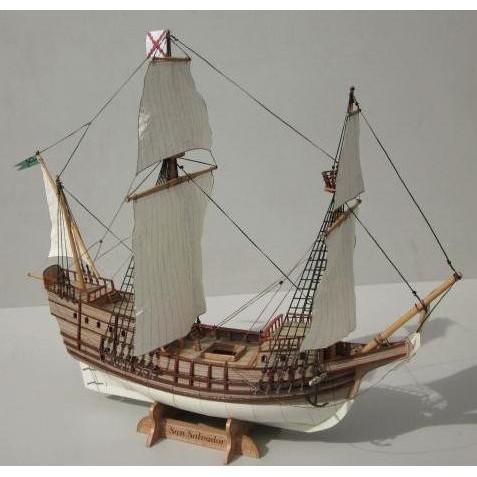 LAYAR Diy Miniature Papercraft Sailing Ship San Salvador Galleon BS12 ...