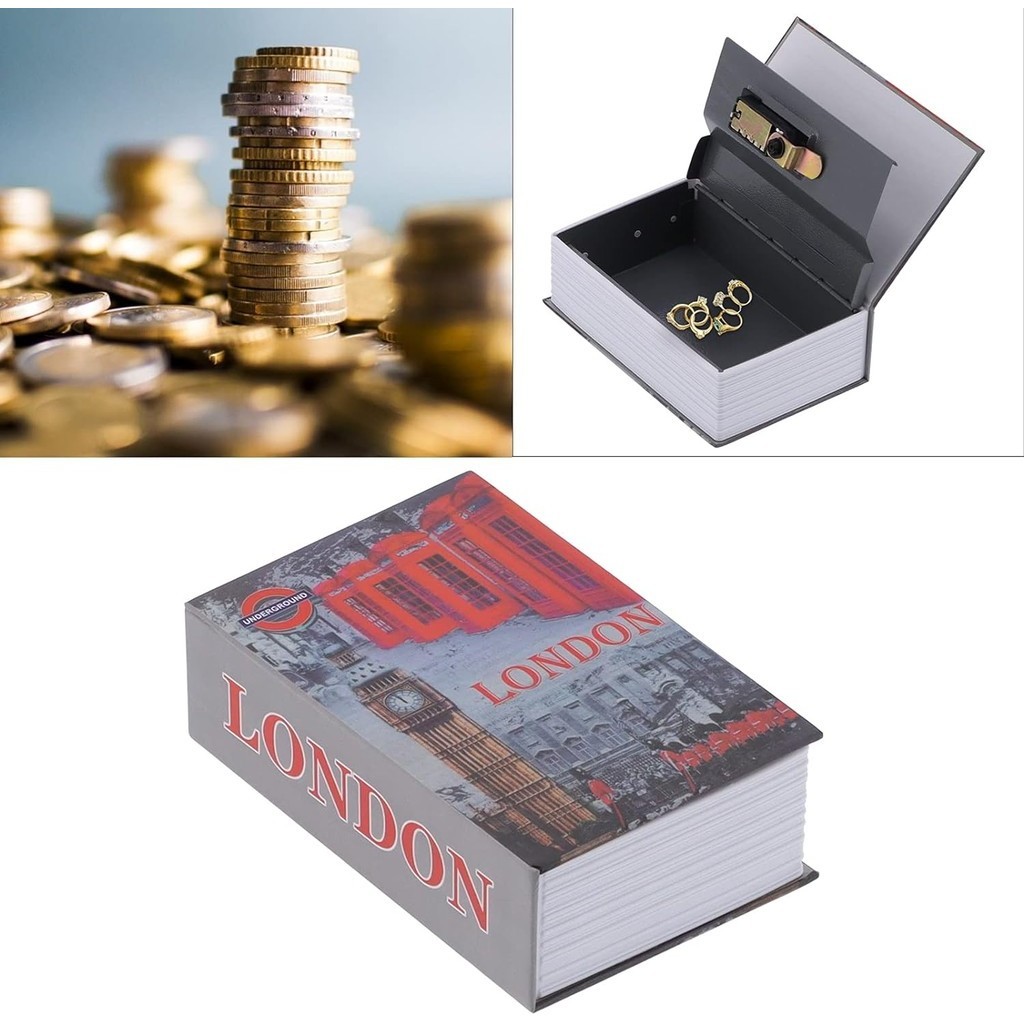 Homesafe Novel Book Box Hidden Security Box Password Lock Size S - KBS ...