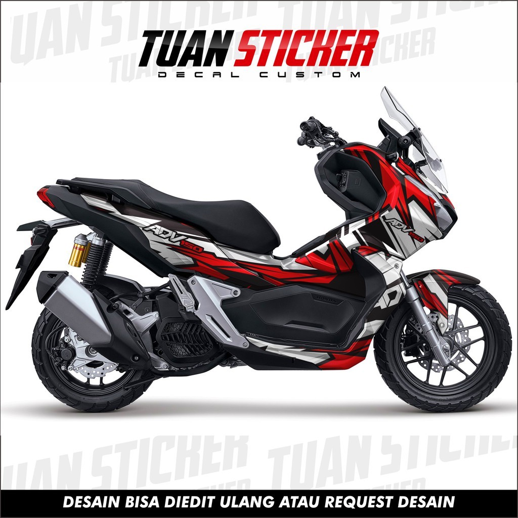Sticker striping Decal Honda ADV 150, Sticker Decal ADV, Sticker ADV ...