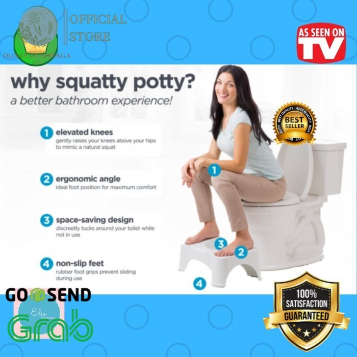 Toilet Seat Steps To Squat Anti Constipation Squatty Potty Do Shopee Philippines