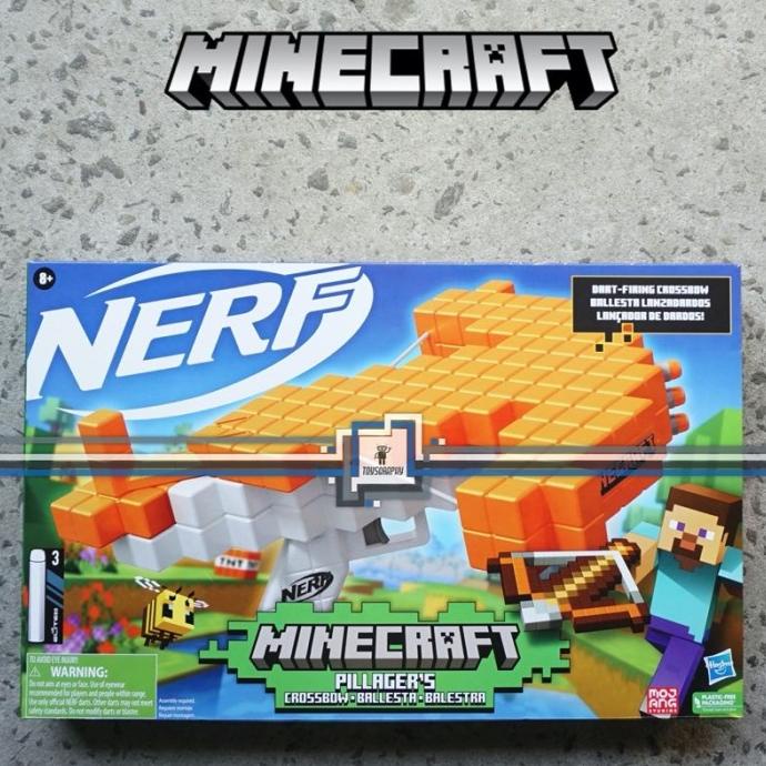 Nerf Minecraft Pillagers Crossbow Pillager's Bow Strike | Shopee ...