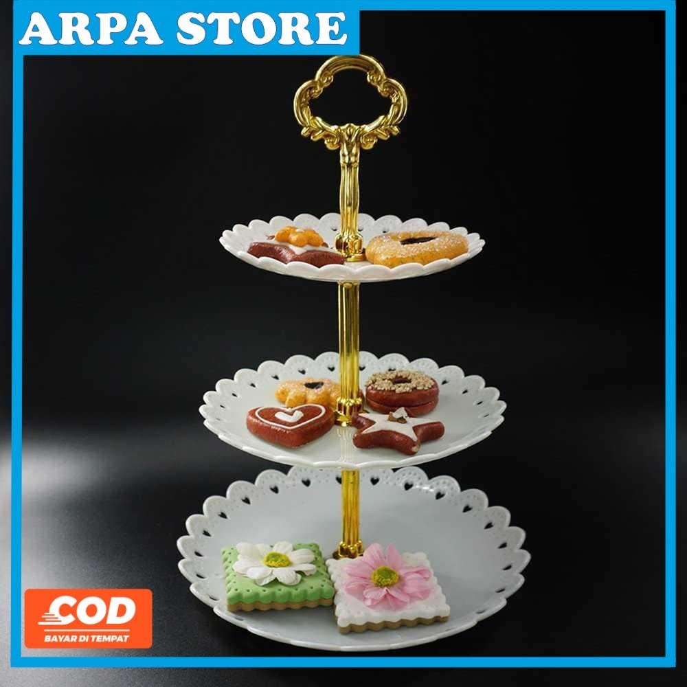 One Two Cups 3 Tier Detachable Cake Stand Display Cake Rack - CF431 ...