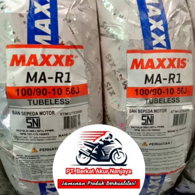 Maxxis MA-R1 100/90-12 imported tubeless tires BONUS Tires for Vespa ...