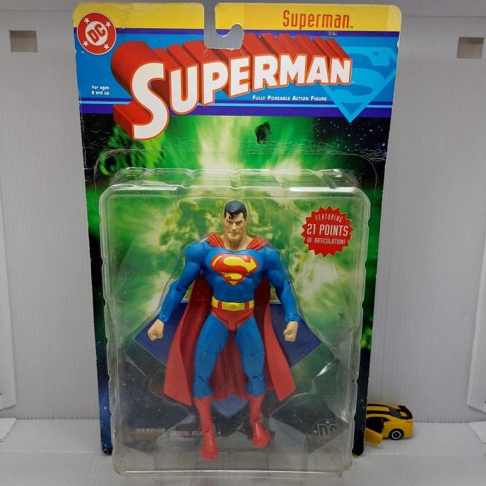 Dc Direct Superman 21 Points Of Articulation Fully Poseable Figure ...