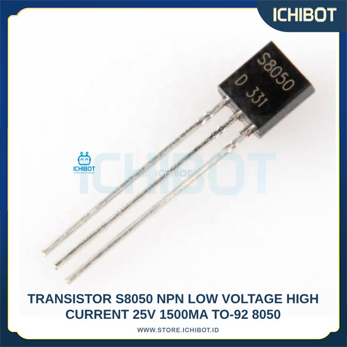 Transistor S8050 NPN Low Voltage High Current 40v 1500mA TO-92 8050 ...