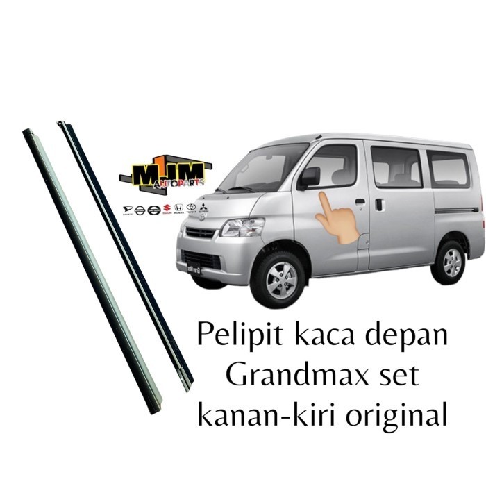 Daihatsu grandmax/luxio windshield seam right-left original set ...