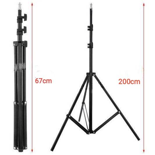 Lighstand 2 meter lightstand tripod light stand pole light stand 200cm ...