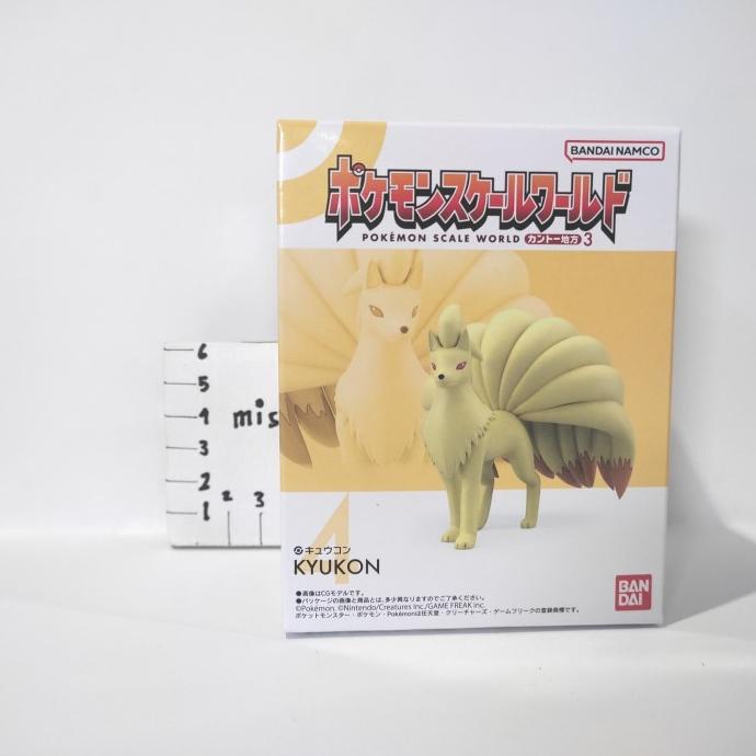 Pokemon Scale World PSW 1/20 Bandai Kanto Region 3 Ninetales Kyukon ...