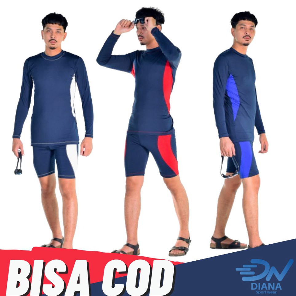 New Special ️ Men's Swimsuit Adult Long Sleeve And Men's Swimming Pants