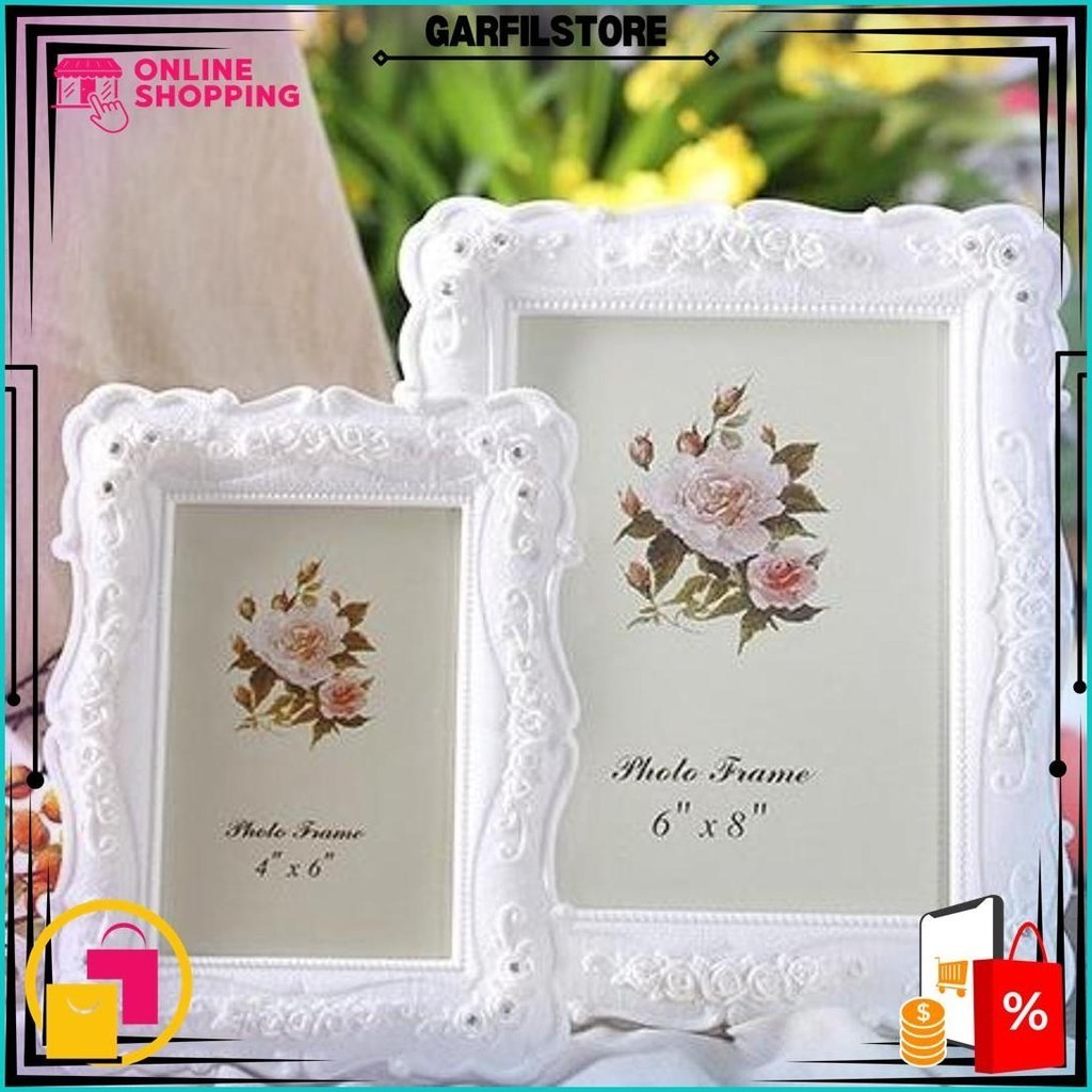 Ava Photo Frame / Vintage Nordic Classic Aesthetic White Table Frame ...