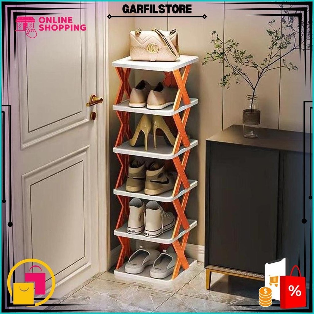Shoe Rack X Stackable Shoe Rack Sandal Rack Sandal Holder Multipurpose ...