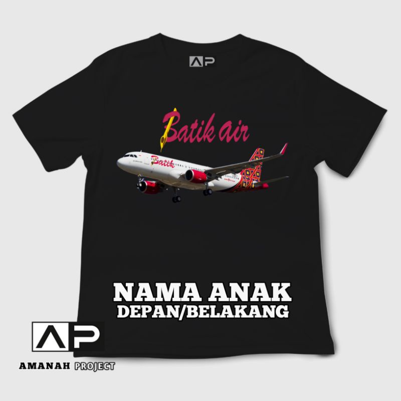 Children's T-Shirt Custom Picture Of Air Batik Aircraft Premium ...