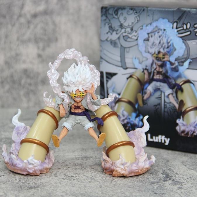 Luffy Nika Creator Egghead Gear 5 Action Figure One Piece Three STUDIO ...