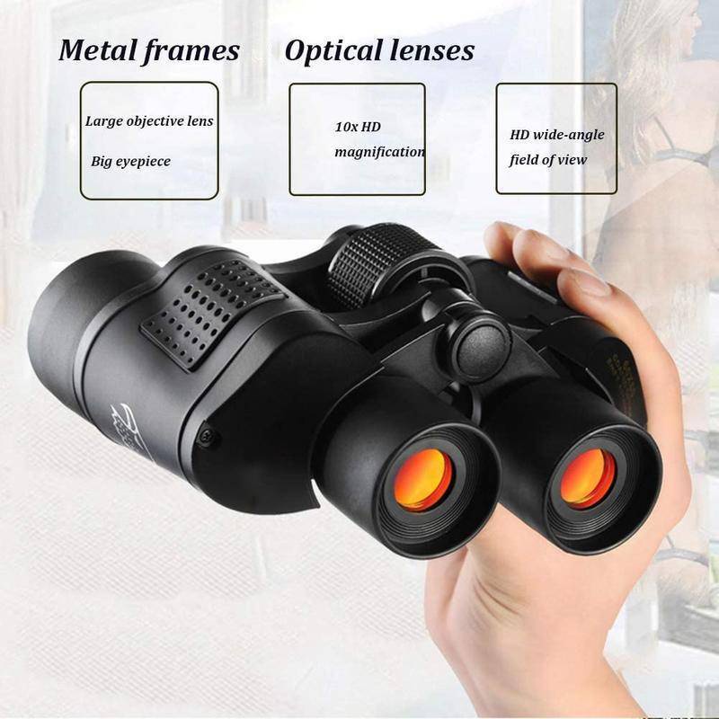 Cod10000m Hd 60X60 Waterproof Binoculars J Far Binocular Zoom Ni Portable Binocular Hunting