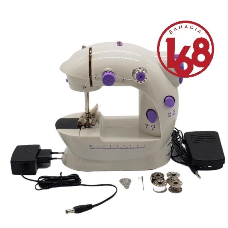 MESIN Latest Portable Mini Sewing Machine + Adapter | Shopee Philippines