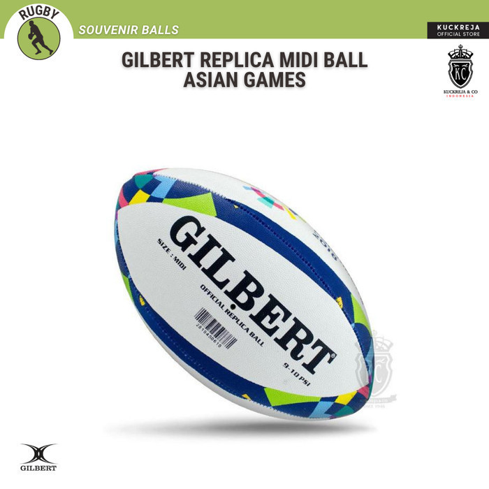 Gilbert Replica Rugby Ball - Asian Games - Size MIDI | Shopee Philippines