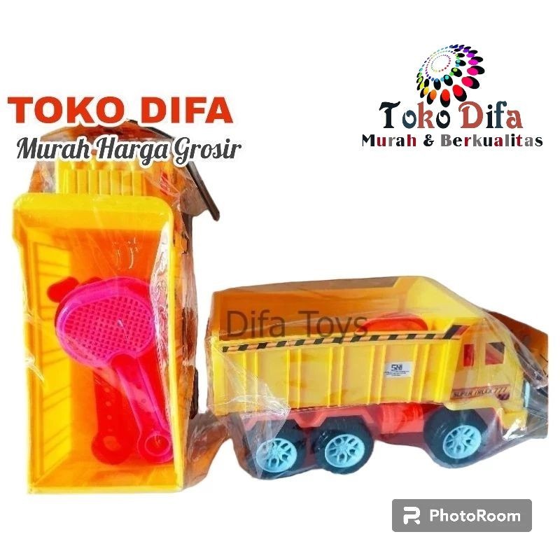 DT Toys - TOY DUMP TRUCK 777 CLEAR MATERIAL / BEACH TRUCK | Shopee ...