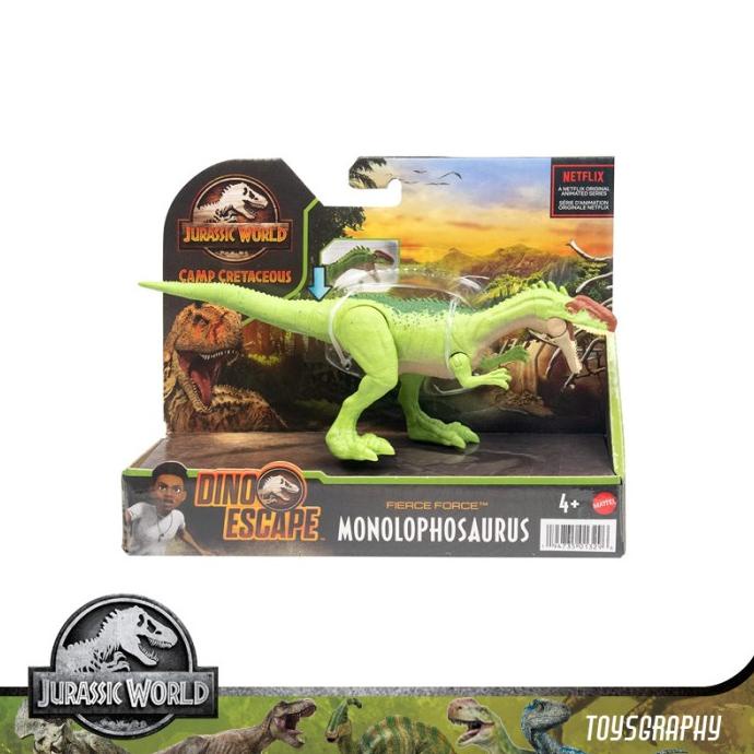 Jurassic World Camp Cretaceous Fierce Force Monolophosaurus Figure ...