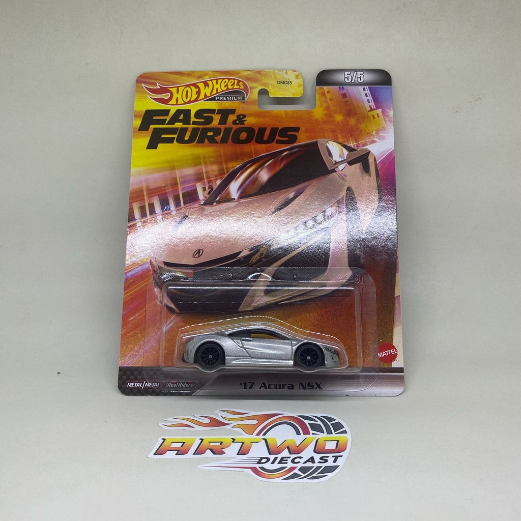 Hot Wheels Premium 1:64 '17 Acura NSX - Fast & Furious Retro Entertainment F9