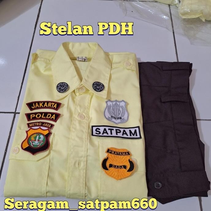 The Best Pdh And Pdl Cream Security Guard Uniform Trend 2023 | Shopee ...