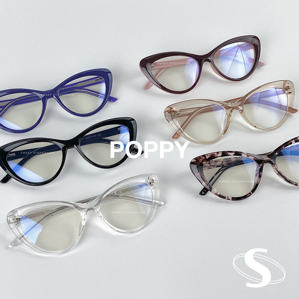 Sweet Stockroom | POPPY (Bluelight Frame Cat Eye Anti-Radiation Glasses ...