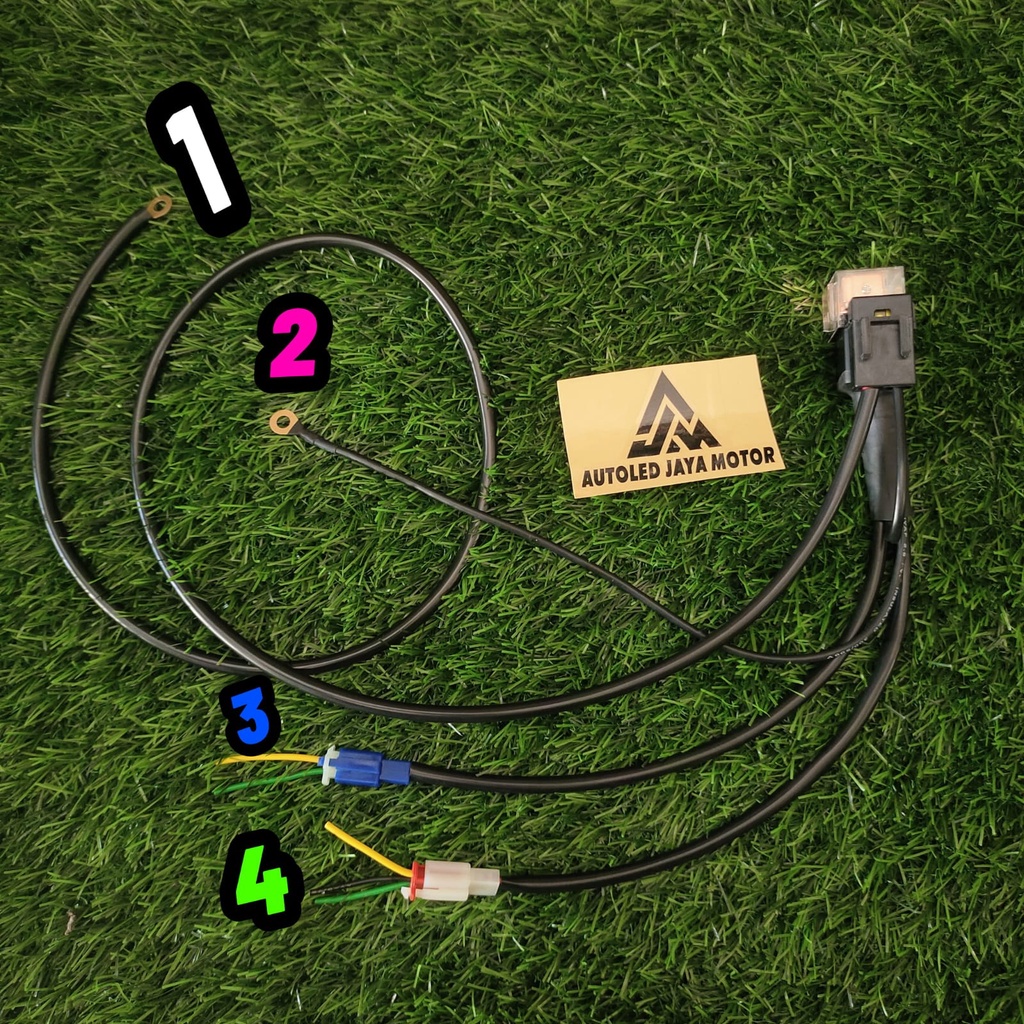 Relay Cable SET PROJIE BILED For All Motorcycles (UNIVERSAL) Shopee