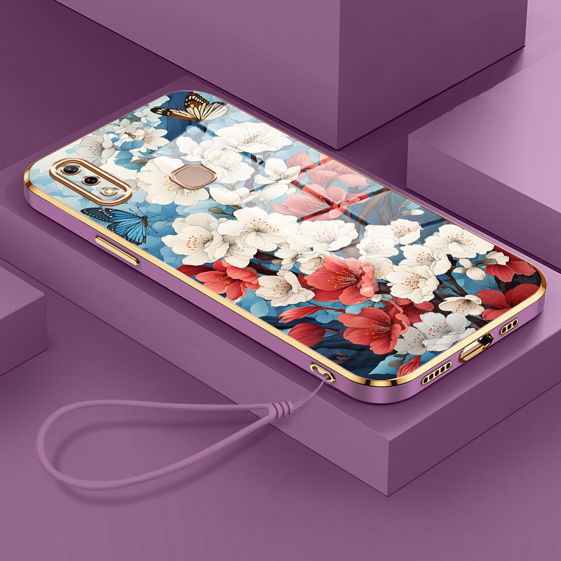 MERAH HP Casing VIVO Y85 V9 Pro V9 Youth Y81 Y81i Y83 Y71 Y71i Z1i Z3x ...