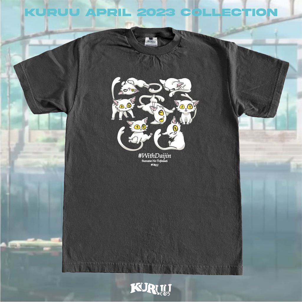 Anime T-Shirt - Kuruu With Daijin Cat Tee | Shopee Philippines