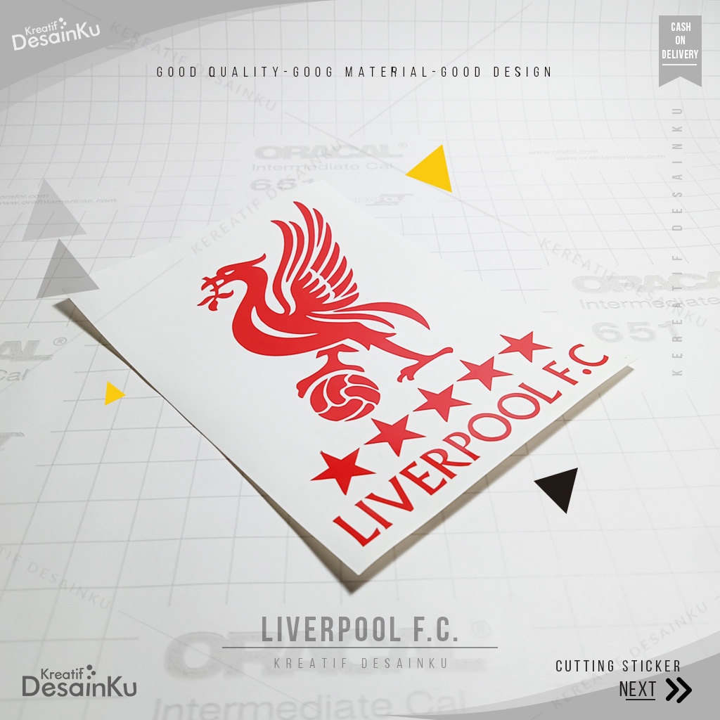 Cutting Sticker Liverpool Fc Motorcycle Car Variation Sticker Veriasi ...