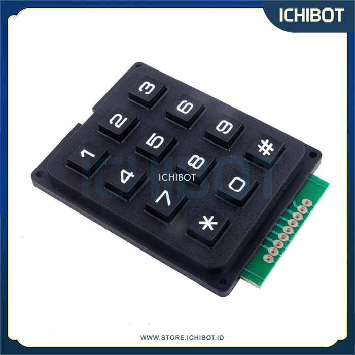 TOMBOL 3x4 Keypad Embossed Array Matrix Buttons | Shopee Philippines
