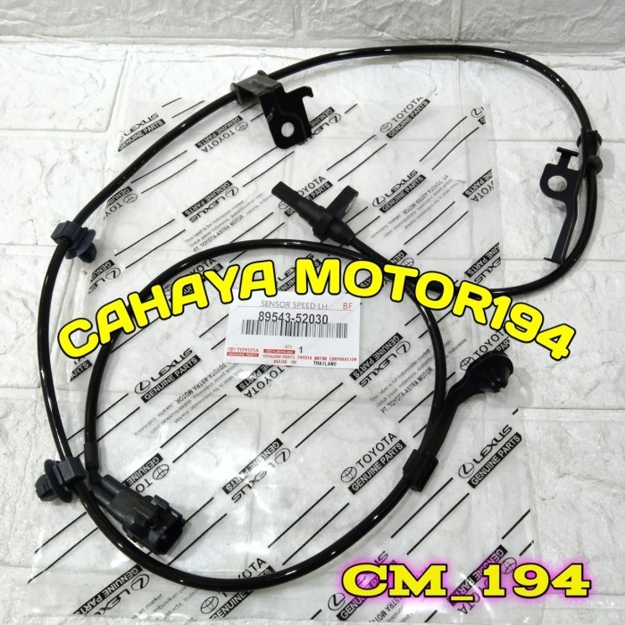 Speed Sensor Lh-Sensor Abs Left New Vios,Yaris 89543-52030 Original ...