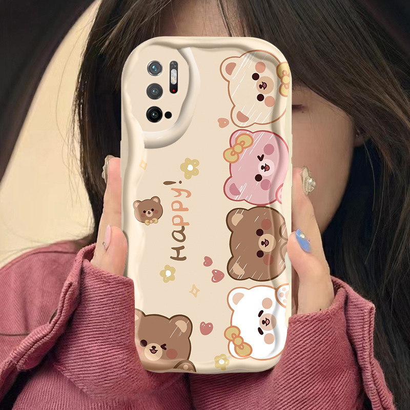 Para Xiaomi Redmi Note 13 Pro Funda De Cuero Para Teléfono Con Patrón De Dibujo Coloreado (Panda