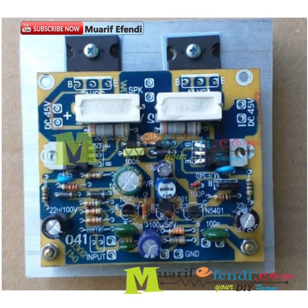 Driver KIT POWER AMPLIFIER SOCL 504 COMPLETE FINAL HS READY TO ASSEMBLY