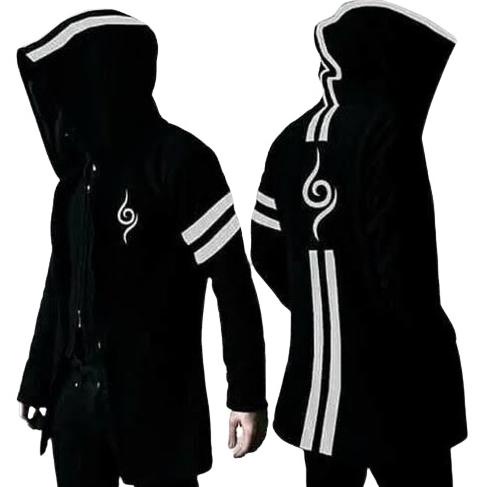 Men's Japanese Anime Cloak Hoodie Jacket/Sharingan Cloak Jacket/Anbu ...