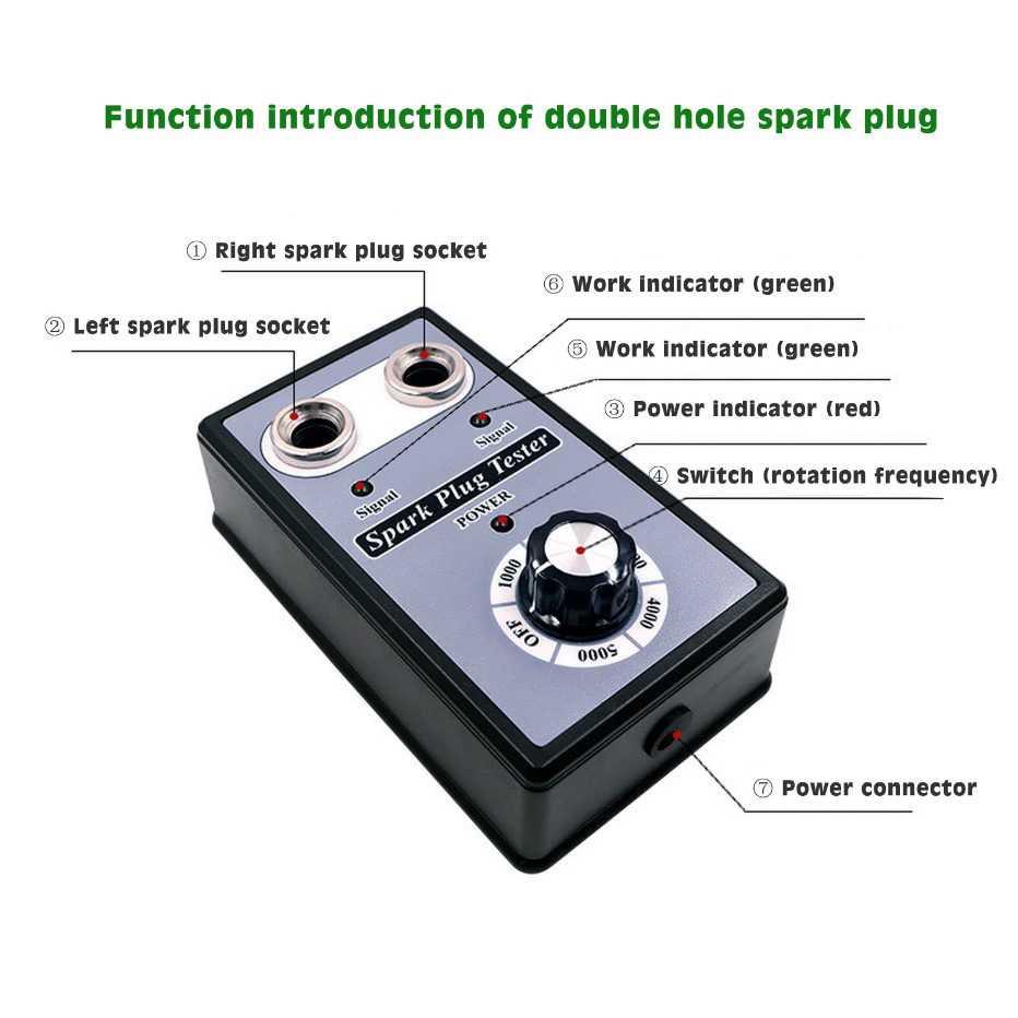 Double Channel Spark Plug Tester Tool 1000-6000RPM - CNBJ-901 | Shopee ...