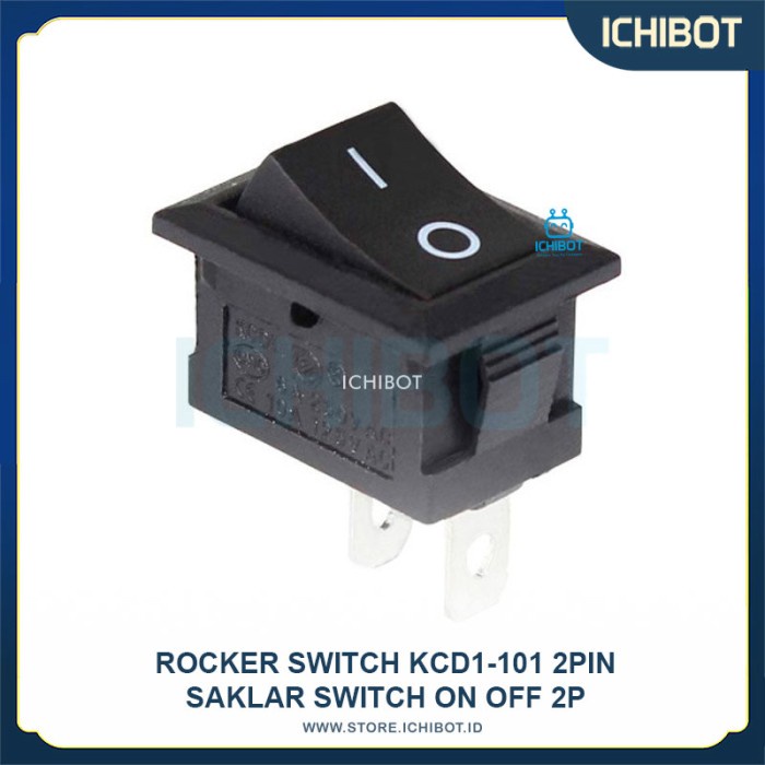 Rocker switch KCD1-101 2 pin On Off Switch 2P On Off Switch 2p | Shopee ...