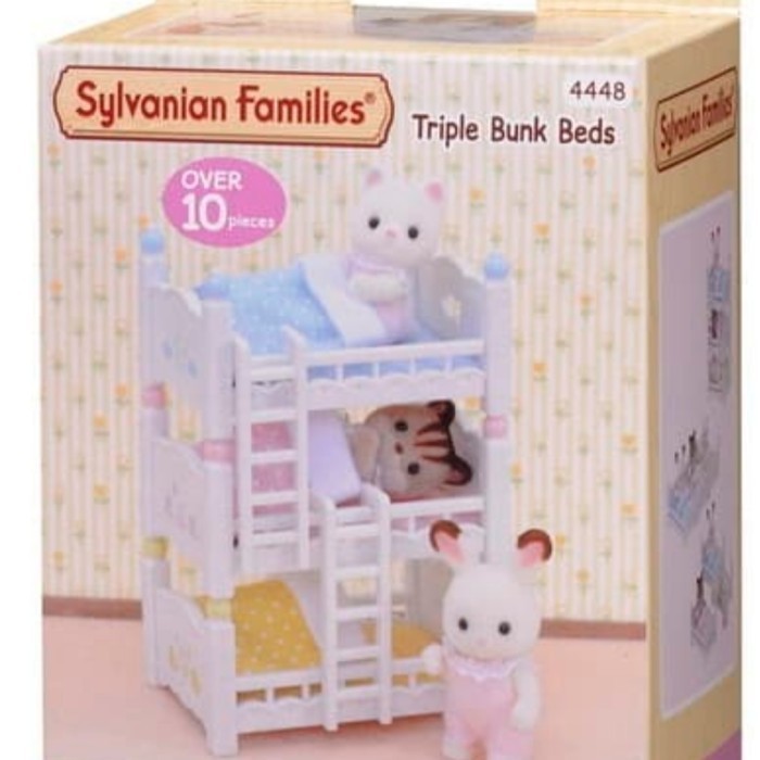 SYLVANIAN FAMILIES Sylvanian Family Triple Bunk Bed Collection Toys 3rd