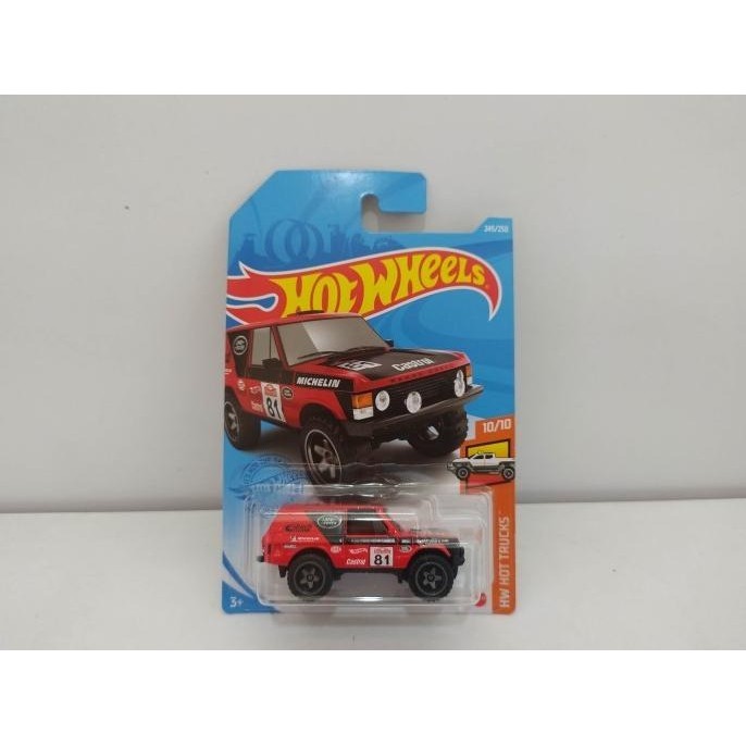 Hot Wheels Range Rover Classic Rouge 1:64 - Voiture Miniature Die-Cast Collectionnable Hot Trucks