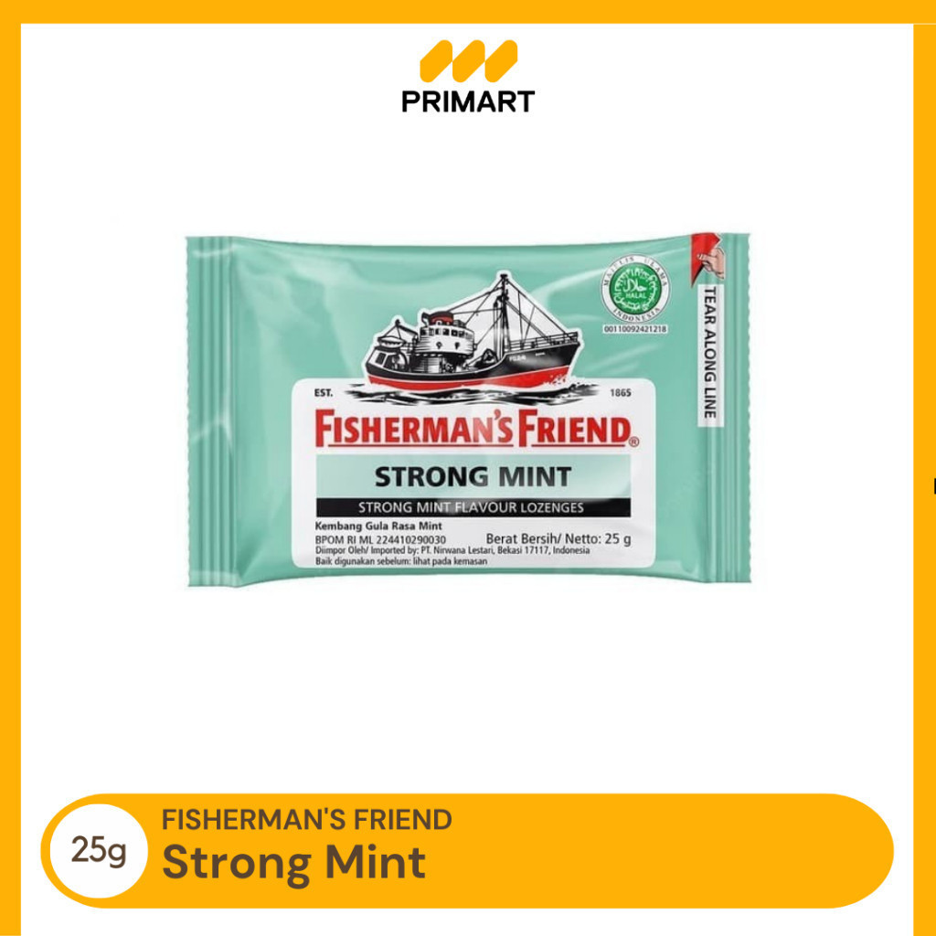 Fisherman's Friend Strong Mint Mint Candy 25 gr | Shopee Philippines