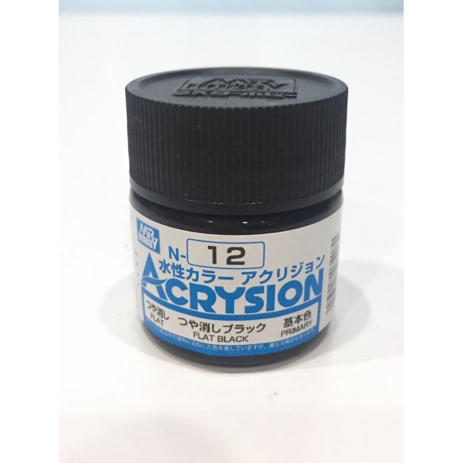 Mr Hobby Acrysion N12 Flat Black Shopee Philippines