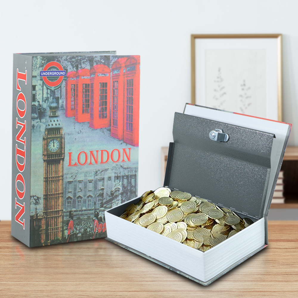 Homesafe Novel Book Box Hidden Security Box Book Key Lock Size M - KBS ...